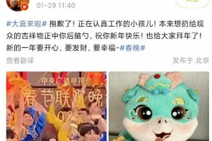 金晨春晚扔吉祥物引热议，发文道歉获网友谅解