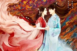 杨幂龚俊《狐妖小红娘》吻戏路透照曝光，古装造型惊艳